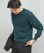LIFE STYLE TAILOR　マシンウォッシャブルハイゲージクルーニット
