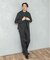 LIFE STYLE TAILOR　マシンウォッシャブルハイゲージクルーニット