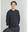 LIFE STYLE TAILOR　マシンウォッシャブルハイゲージクルーニット
