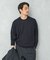 LIFE STYLE TAILOR　マシンウォッシャブルハイゲージクルーニット