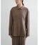 new basic　WOOL TWILL SHAPE SHIRTS