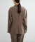 new basic　WOOL TWILL SHAPE SHIRTS