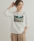 Grow OrganicフォトプリントロングTシャツ