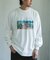 Grow Organic フォトプリントロングスリーブTシャツ
