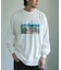 Grow Organic フォトプリントロングスリーブTシャツ
