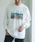 Grow Organic フォトプリントロングスリーブTシャツ