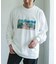 Grow Organic フォトプリントロングスリーブTシャツ