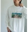 Grow Organic フォトプリントロングスリーブTシャツ