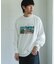 Grow Organic フォトプリントロングスリーブTシャツ