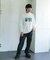 Grow Organic フォトプリントロングスリーブTシャツ