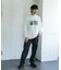 Grow Organic フォトプリントロングスリーブTシャツ