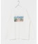 Grow Organic フォトプリントロングスリーブTシャツ
