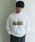 Grow Organic フォトプリントロングスリーブTシャツ