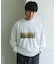 Grow Organic フォトプリントロングスリーブTシャツ