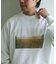 Grow Organic フォトプリントロングスリーブTシャツ