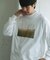 Grow Organic フォトプリントロングスリーブTシャツ