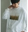 Grow Organic フォトプリントロングスリーブTシャツ