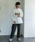 Grow Organic フォトプリントロングスリーブTシャツ
