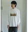 Grow Organic フォトプリントロングスリーブTシャツ