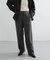 new basic　CASHMERE SILK MOULINE LONGPANTS