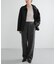 new basic　CASHMERE SILK MOULINE LONGPANTS
