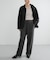new basic　CASHMERE SILK MOULINE LONGPANTS