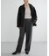 new basic　CASHMERE SILK MOULINE LONGPANTS