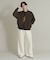 ウールタッチネップブルゾン