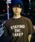 Teya　Flock Letter T-shirts