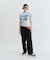Teya　Flock Letter T-shirts