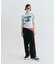 Teya　Flock Letter T-shirts