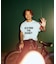 Teya　Flock Letter T-shirts