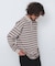 OOPS　レトロボーダーロングTシャツ