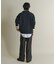 グレンチェックタックワイドスラックス