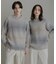 『ユニセックス』ブークレグラデーションニット