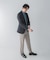 LIFE STYLE TAILOR　ニットジャージジャケット