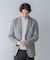 LIFE STYLE TAILOR　ニットジャージジャケット