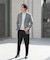 LIFE STYLE TAILOR　ニットジャージジャケット