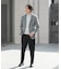 LIFE STYLE TAILOR　ニットジャージジャケット
