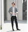 LIFE STYLE TAILOR　ニットジャージジャケット
