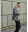 LIFE STYLE TAILOR　千鳥柄ツイードジャケット