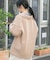 鹿子編みスキッパー衿ニット