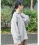 鹿子編みスキッパー衿ニット