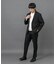 LIFE STYLE TAILOR　ブラッシュドツイルストレッチパンツ