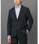 LIFE STYLE TAILOR　4WAYストレッチメランジジャケット