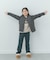 TAION　CREW NECK BUTTON DOWN JACKET(KIDS)