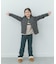 TAION　CREW NECK BUTTON DOWN JACKET(KIDS)