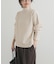タートルネックニットプルオーバー