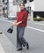 タートルネックニットプルオーバー
