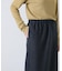 ウールカットストレートスカート